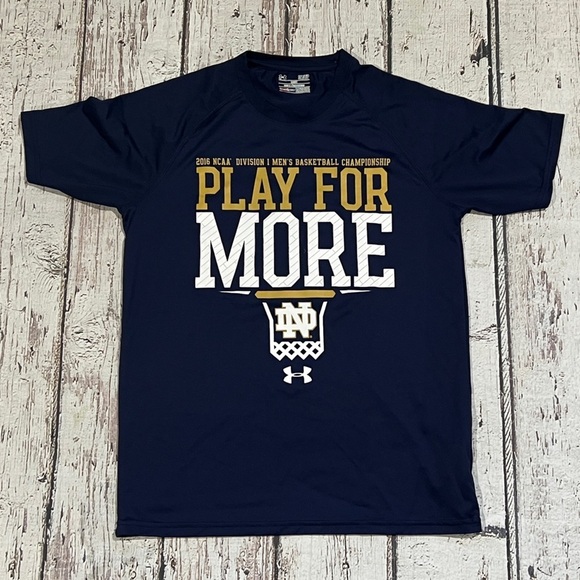 University of Notre Dame Fighting Irish NCAA College Under Armour Loose Shirt - Picture 1 of 4